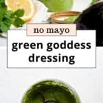 Avocado Green Goddess Dressing