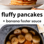 Banana Foster Pancakes Recipe (Fluffy + Healthy)