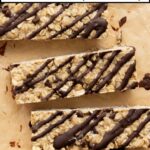 chewy nut-free high protein oat bars
