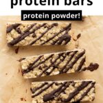 chewy nut-free protein bars with protein powder