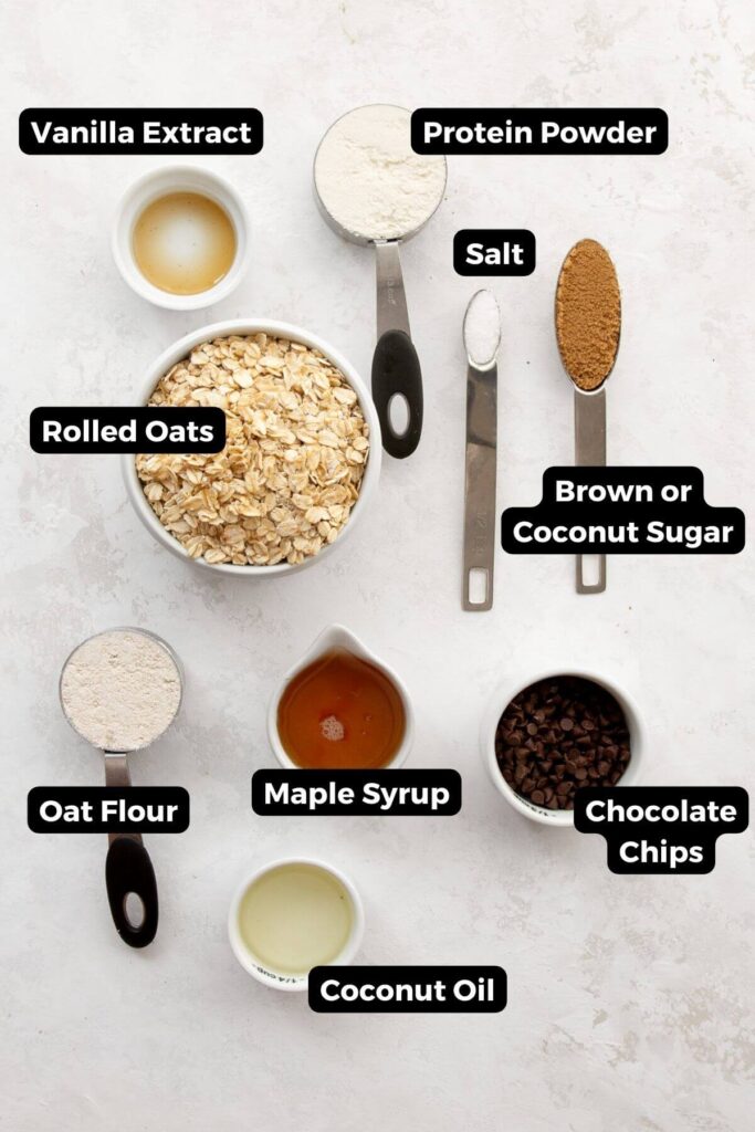all ingredients in small bowls with labels