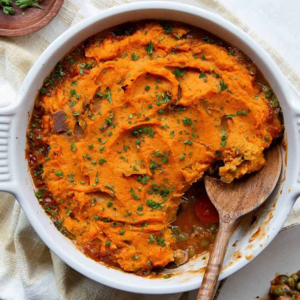 gluten-free sweet potato shepherd's pie