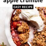 Strawberry Apple Crumble (Healthy Recipe)