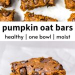 Healthy Pumpkin Oatmeal Bars