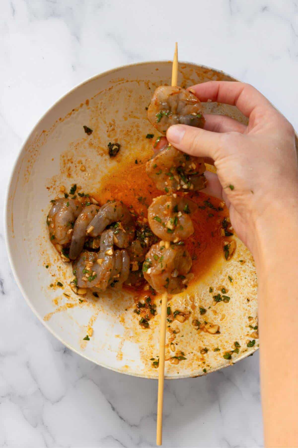 Oven Baked Shrimp Skewers - Healthful Blondie