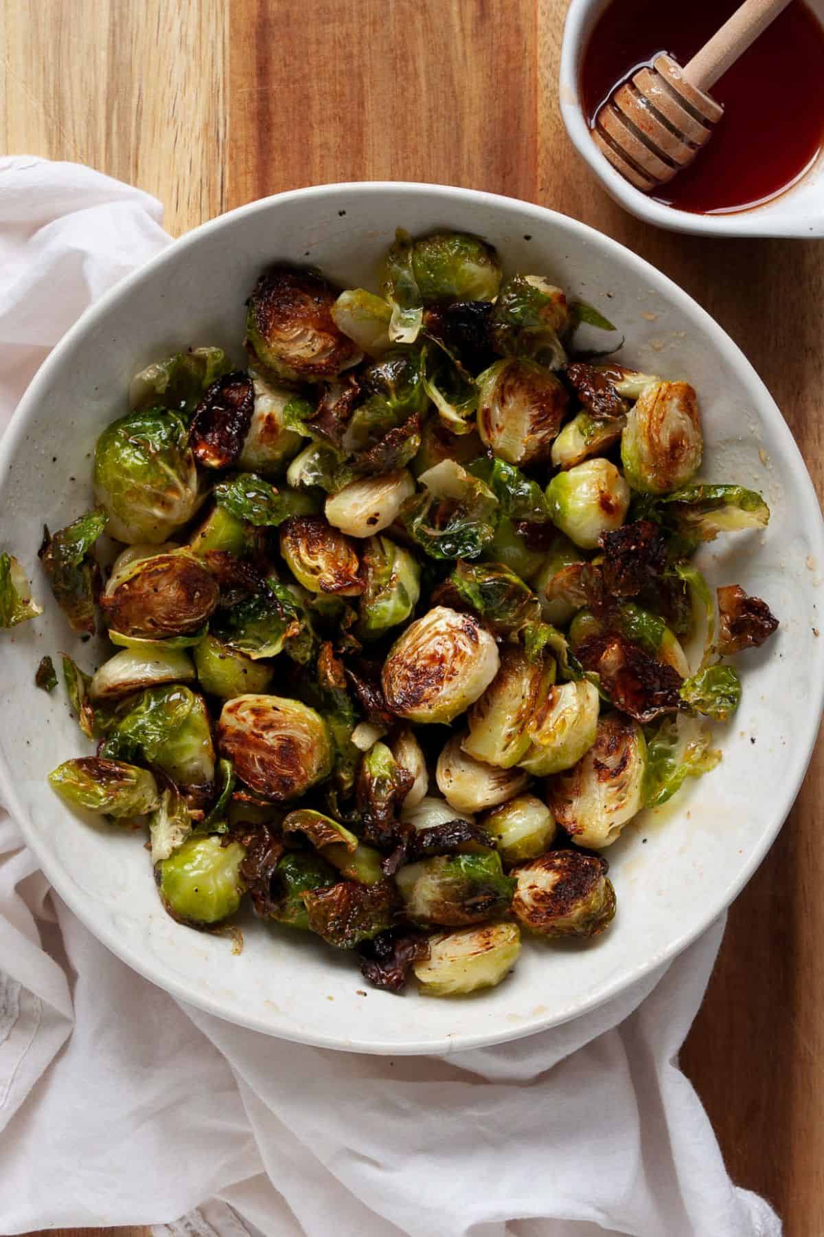 Crispy honey sriracha Brussels sprouts