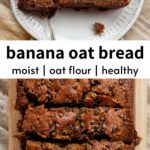 Best Oat Flour Banana Bread Recipe (Gluten-Free & Healthy)