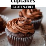Frosted Gluten-Free Chocolate Cupcakes (Best Recipe)