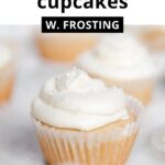 Best Healthy Vanilla Cupcakes Recipe (with Frosting)