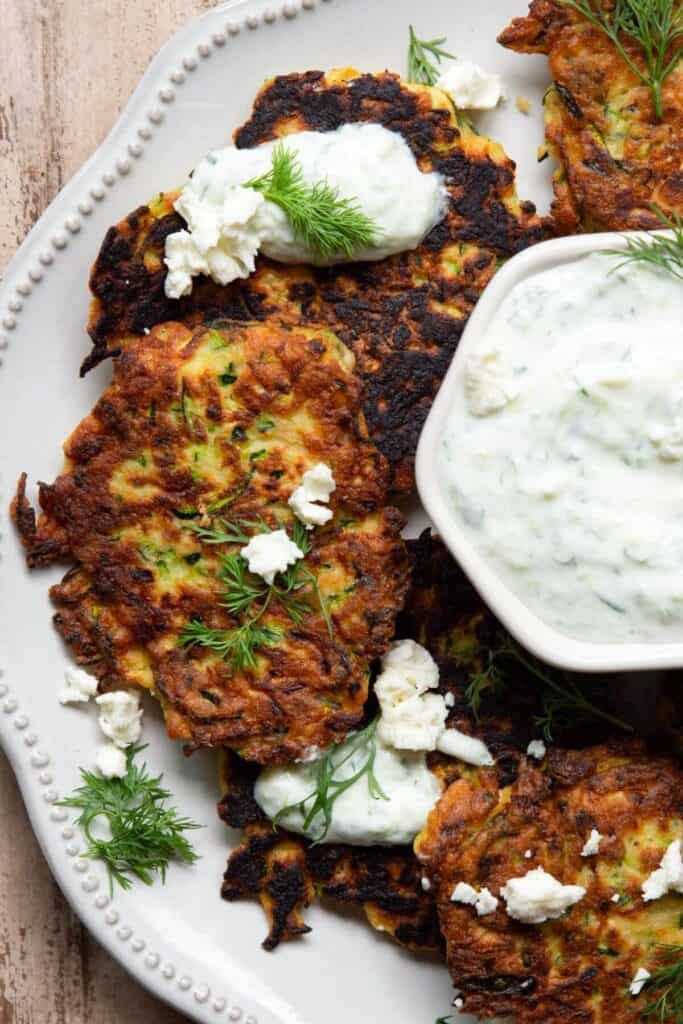 gluten-free zucchini fritters