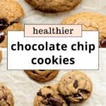 Gooey Healthy Chocolate Chip Cookies (easy recipe)