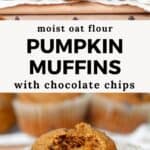 Healthy Oat Flour Pumpkin Muffins (Gluten-Free)