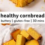 Healthy Cornbread Recipe (Gluten Free + Almond Flour)