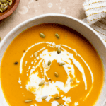 Creamy Carrot and Butternut Squash Soup (Dairy Free)
