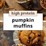 Healthy Pumpkin Protein Muffins (Moist + Gluten-Free)