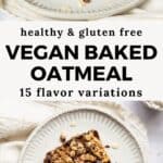 Best Vegan Baked Oatmeal (Healthy Breakfast)