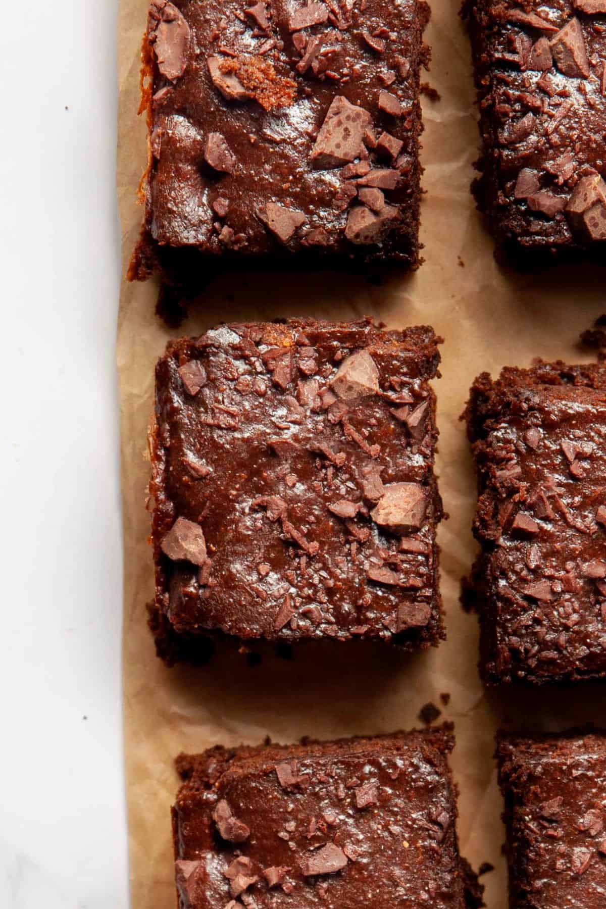 no flour brownies with chocolate chips
