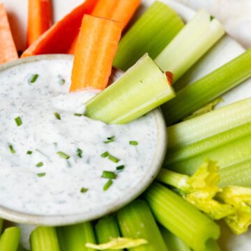 healthy greek yogurt ranch dip