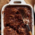 Easy Chocolate Baked Oats (healthy breakfast idea)