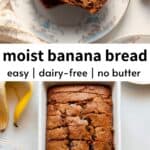 dairy free banana bread no butter