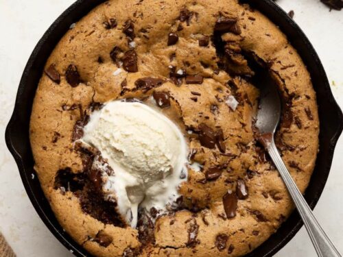 Healthy Gooey Cookie Skillet