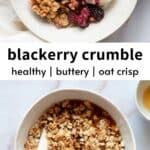 Healthy Blackberry Crumble Recipe