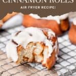 Fluffy Air Fryer Cinnamon Rolls