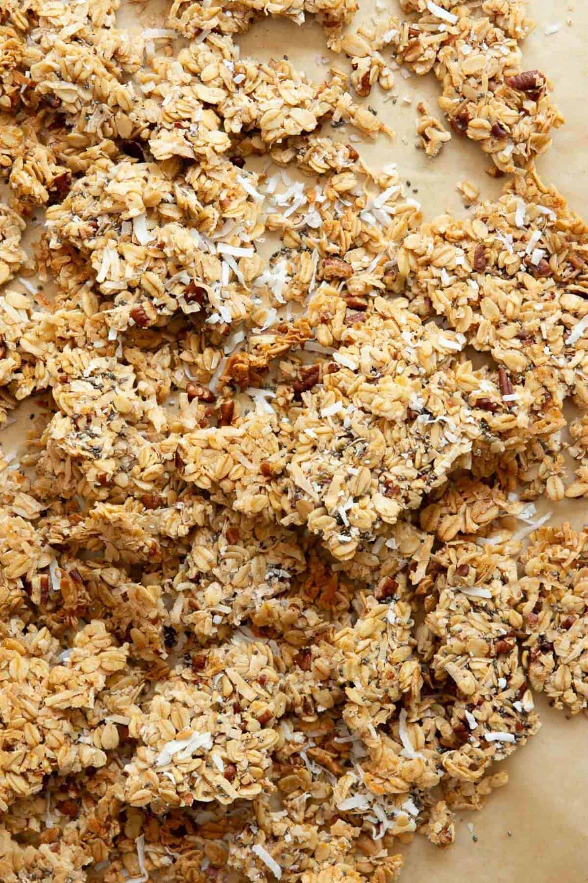 super chunky coconut granola