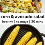Grilled Corn and Avocado Salad