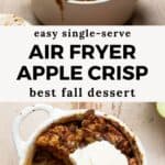 Easy Air Fryer Apple Crisp (Single Serve)