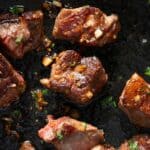Easy High Protein Hot Honey Garlic Butter Steak Bites