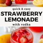 Strawberry Lemonade Vodka (Homemade Recipe)
