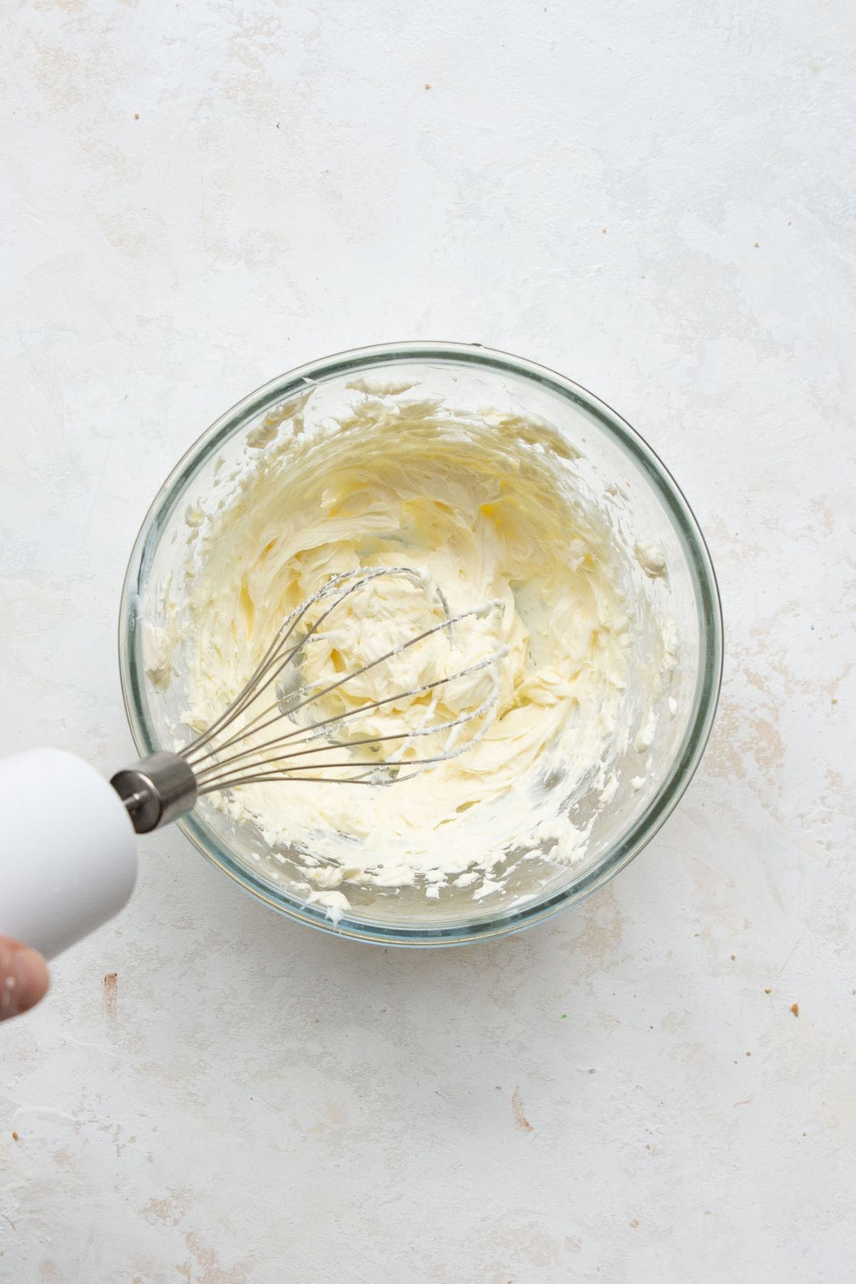 Whipped cream cheese for gluten-free key lime pie filling