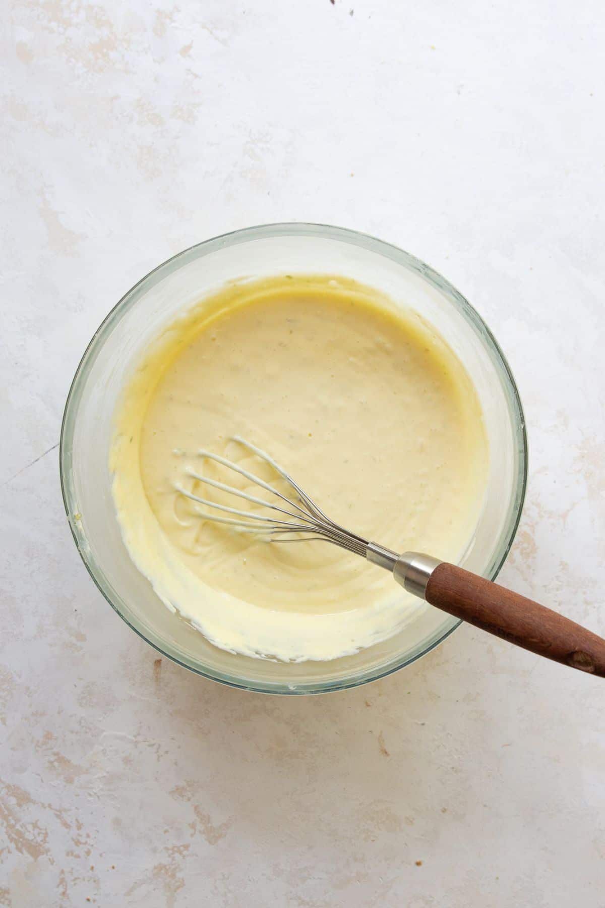 Creamy gluten-free key lime pie filling with Greek yogurt.