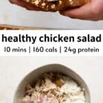 Healthy Cottage Cheese Chicken Salad