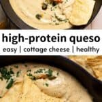 Healthy Cottage Cheese Queso Dip (High-Protein)