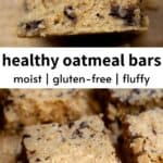 Healthy Chocolate Chip Oatmeal Bars