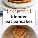 Protein Oatmeal Blender Pancakes