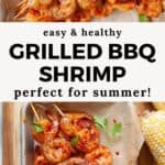 Easy Grilled BBQ Shrimp