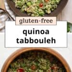 Gluten-Free Mediterranean Quinoa Tabbouleh Salad
