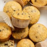 Healthy Chocolate Chip Protein Muffins