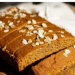 Oat Flour Pumpkin Bread
