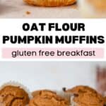 Oat Flour Pumpkin Muffins