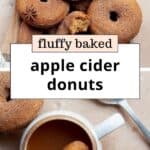 Baked Gluten-Free Apple Cider Donuts (Soft, Fluffy & Easy!)