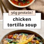 Healthy Chicken Tortilla Soup