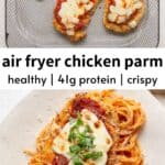 Crispy Air Fryer Chicken Parmesan