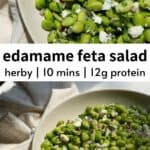 Herby Edamame Salad with Feta and Dill