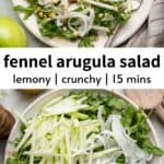 Shaved Fennel Apple Salad with Lemony Dressing